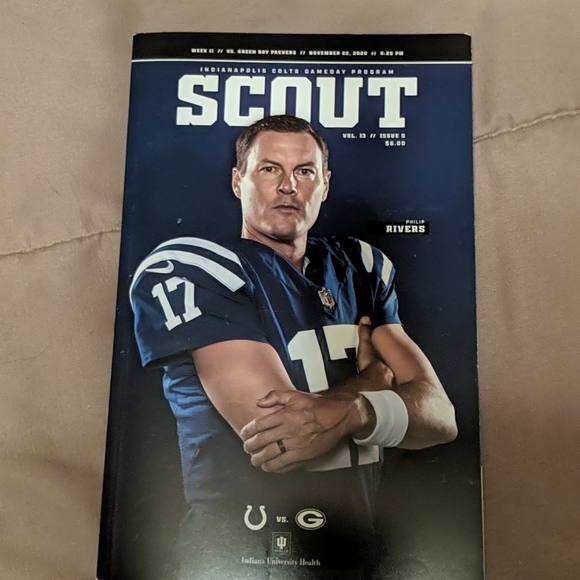 Indianapolis Colts lot-Scout magazine and phone holder/loop - Picture 1 of 4